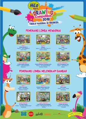 Pemenang HiLo School Drawing Competition 2018 tingkat Nasional