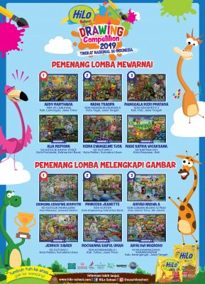 Pemenang HiLo School Drawing Competition 2019 tingkat Nasional